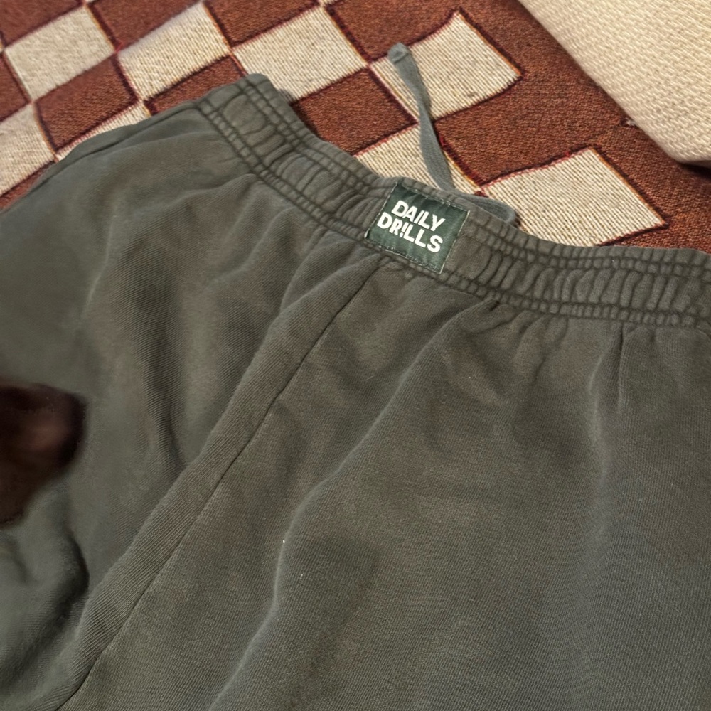 Daily Drills Dark Green Sweatpants